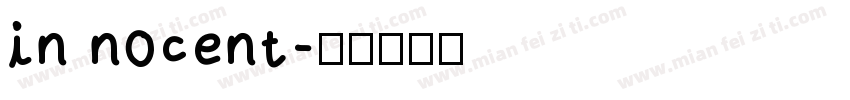 in nocent字体转换